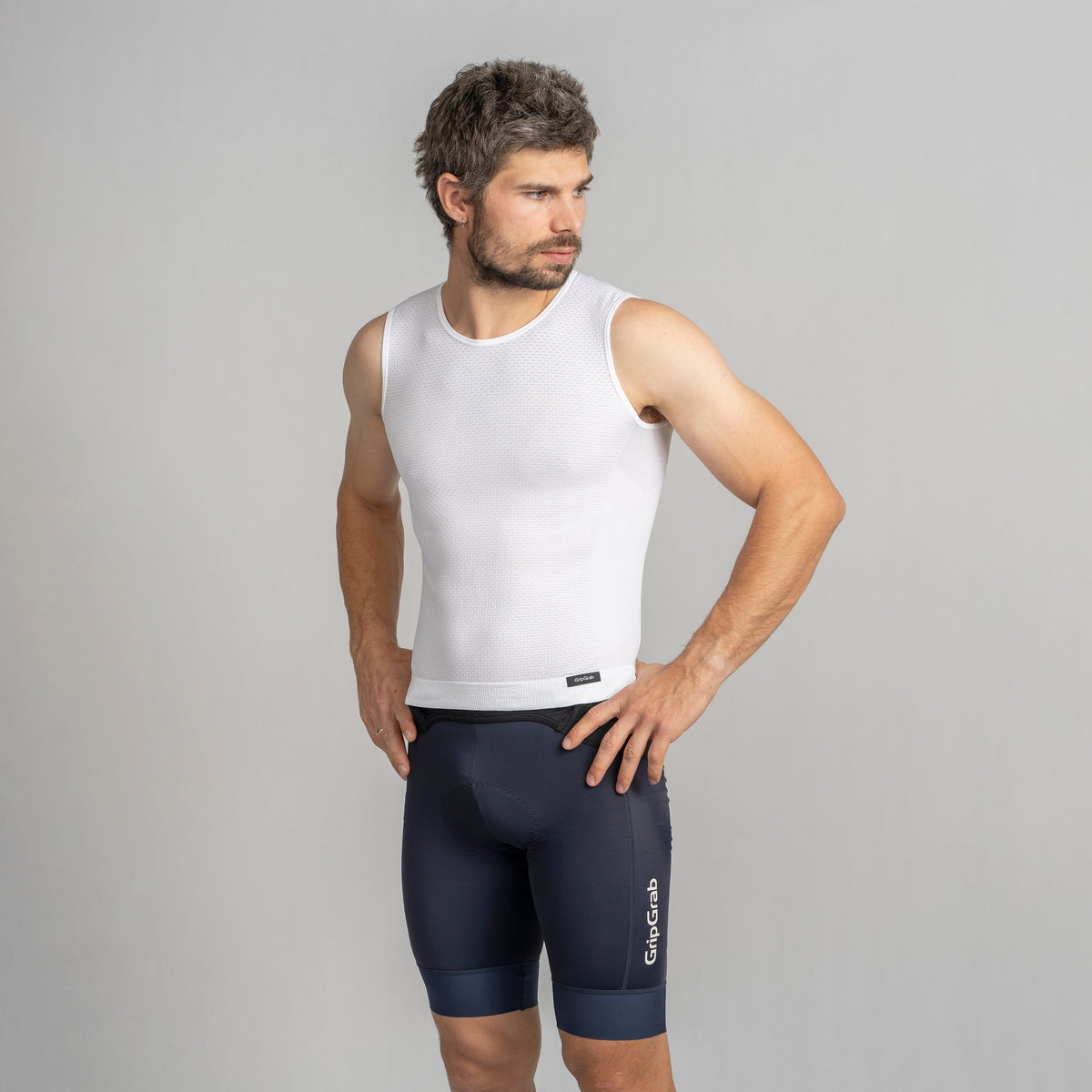 Sous-Vêtement Sans Manches GRIPGRAB PACR SUMMER SEAMLESS Blanc
