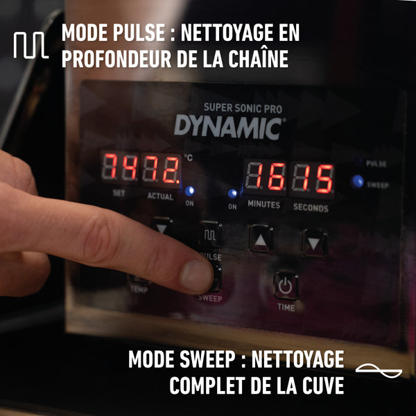 Máquina de limpeza por ultrassons DYNAMIC SUPER SONIC PRO
