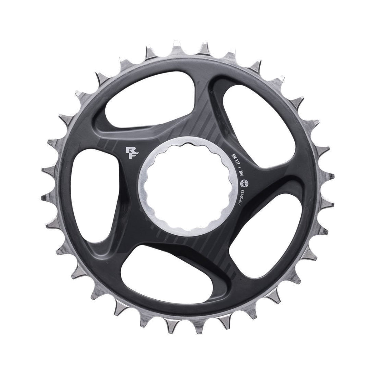 Prato único RACE FACE ERA Shimano 12V DMW 55 mm — vista do prato sobre fundo branco
