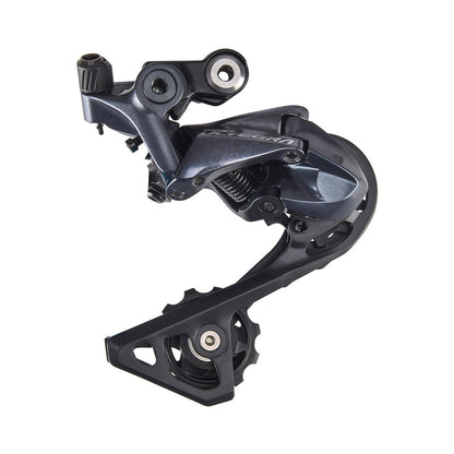 Desviador traseiro SHIMANO ULTEGRA R8000-SS 11V de caixa curta – vista do produto sobre fundo branco