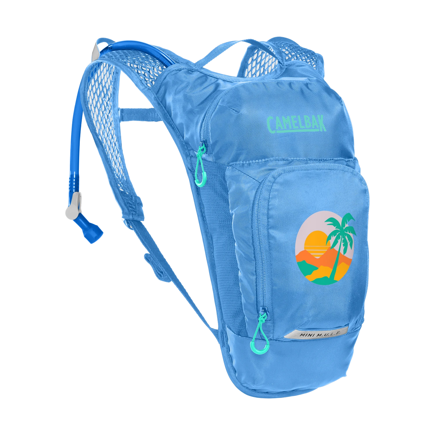 CAMELBAK MINI MULE 5 L Júnior Saco de hidratação com palma azul