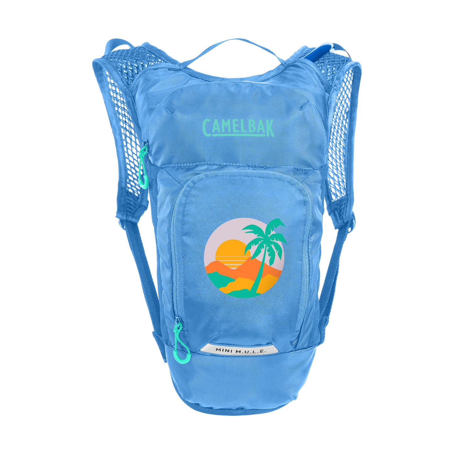 CAMELBAK MINI MULE 5 L Júnior Saco de hidratação com palma azul