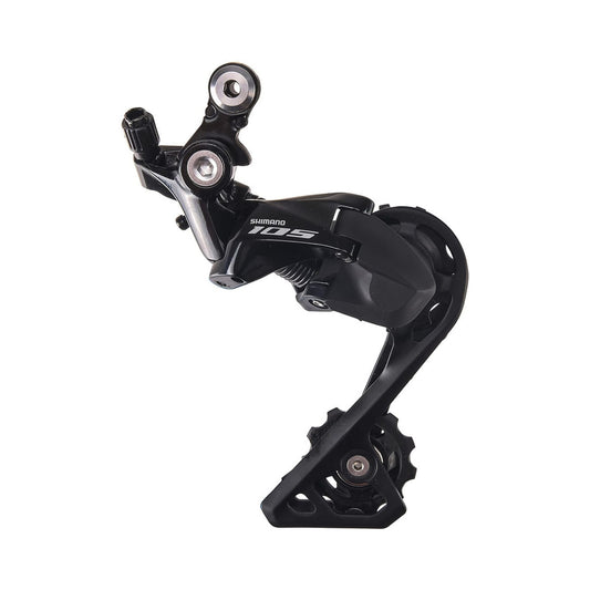 Desviador traseiro SHIMANO 105 R7000-SS 11V de caixa curta – vista do produto sobre fundo branco