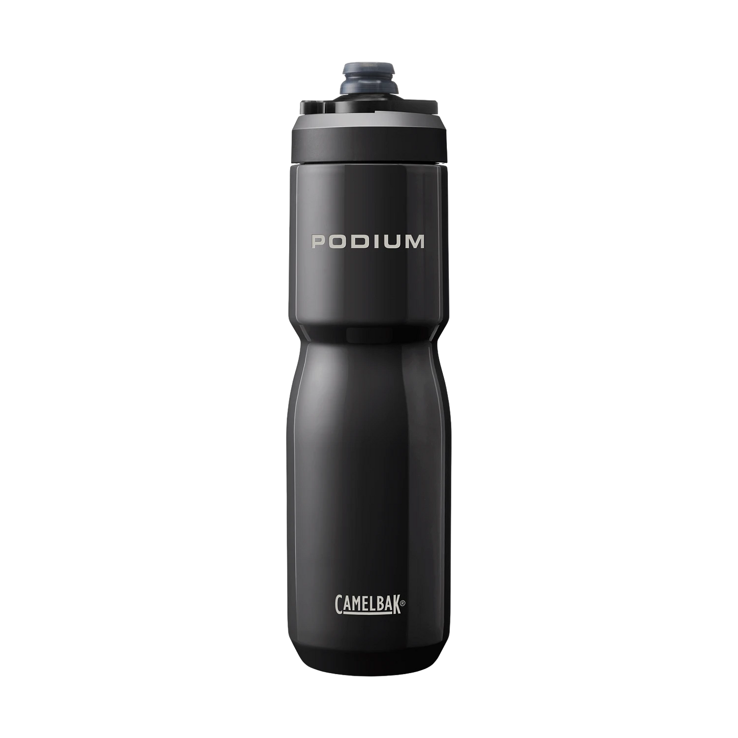 Garrafa de água CAMELBAK PODIUM em AÇO ISOLADO (650ml) Preto