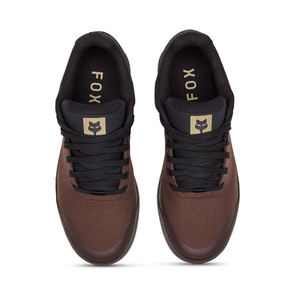 Sapatilhas MTB FOX UNION CANVAS FLAT Castanho