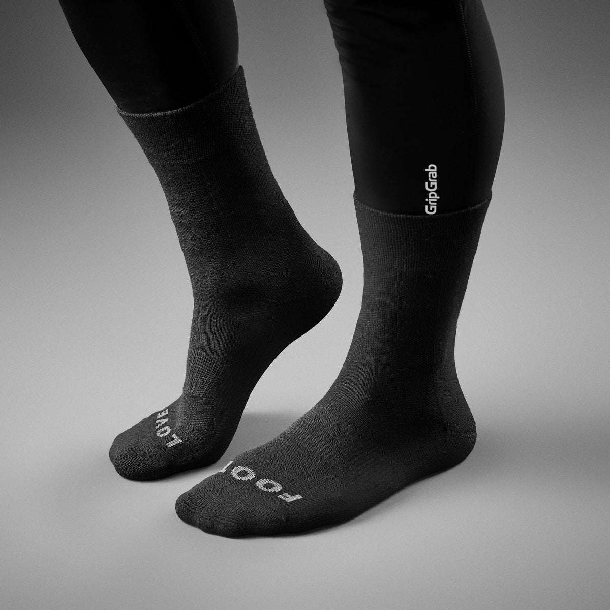 Chaussettes GRIPGRAB THERMO SL WINTER Noir