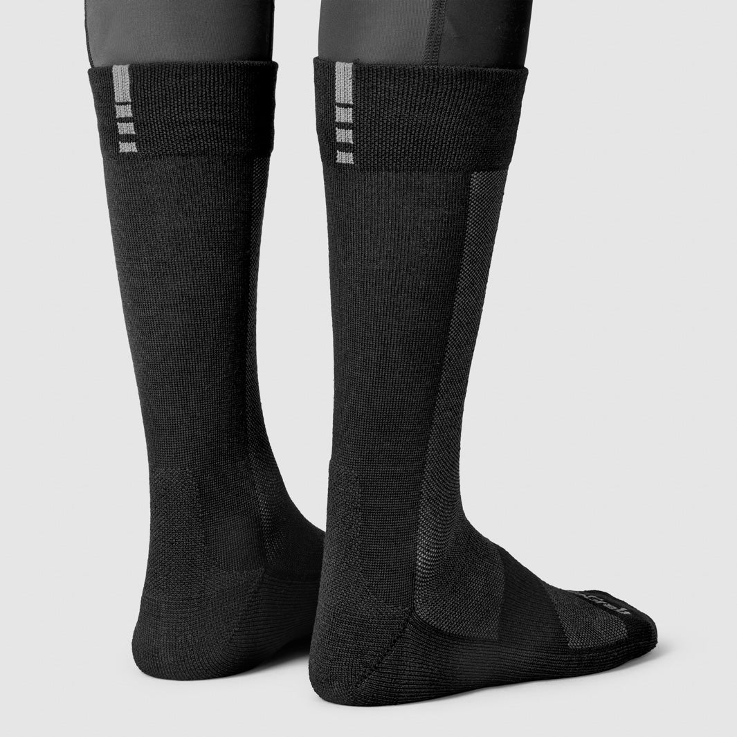 Meias GRIPGRAB ALPINE MERINO HIGH Preto