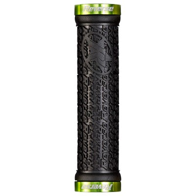 REVERSE COMPONENTS STAMP Lock-On Grips Ø 30mm Preto/Verde