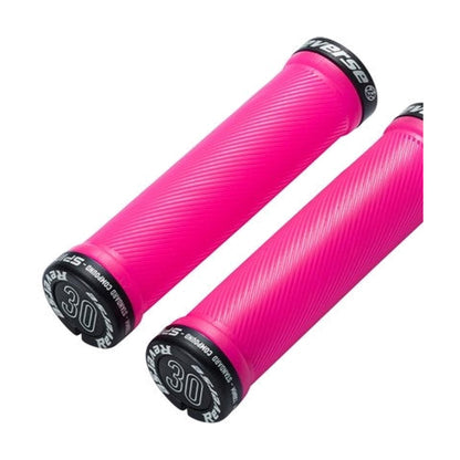 Grips REVERSE COMPONENTS SPIN Lock-On Ø 30mm Rosa/Preto