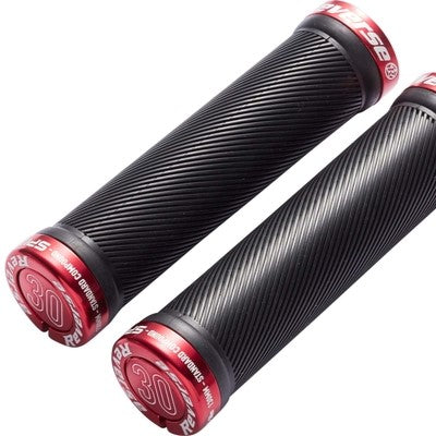 Grips REVERSE COMPONENTS SPIN Lock-On Ø 30mm Preto/Vermelho