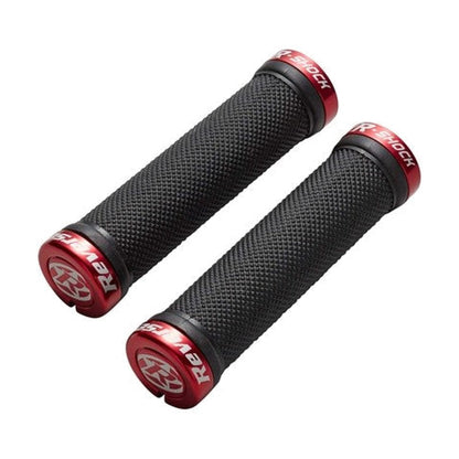 Grips REVERSE COMPONENTS R-SHOCK Lock-On Preto/Vermelho