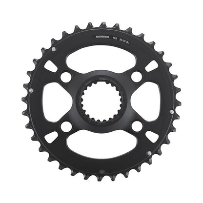 Prato exterior SHIMANO SLX para FC-M7100-2/FC-M7120-B2 (26-36 dentes) 12V — vista do prato sobre fundo branco