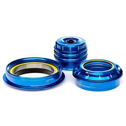 Jogo de Direção Semi-Integrado Cónico Cerâmico CANE CREEK 110 1"1/8-1.5" ZS44/ZS56 30th Anniversary Azul
