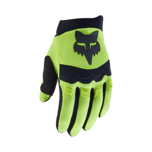 Luvas FOX DIRTPAW Júnior Amarelo Fluorescente