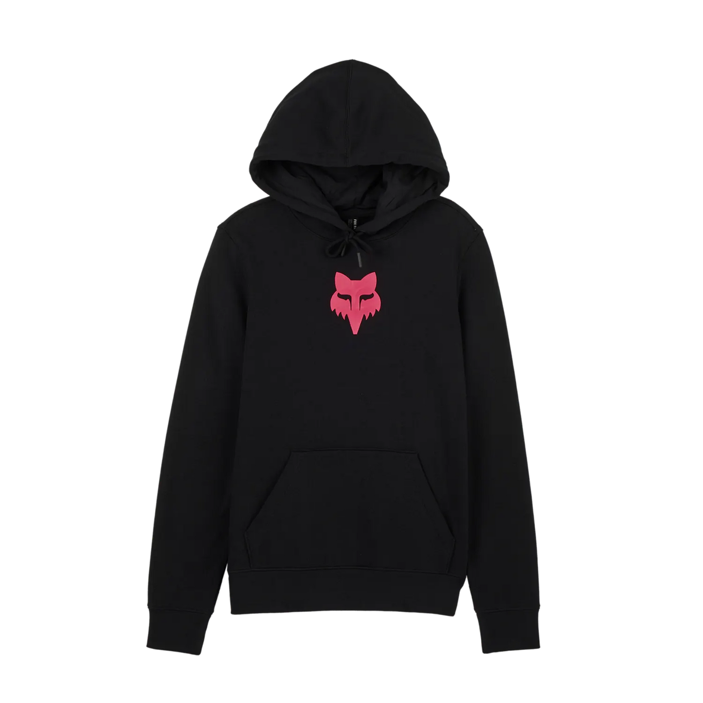 Casaco com capuz FOX HEAD preto/rosa para mulher