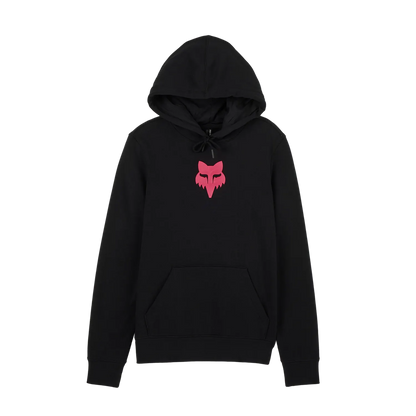 Sweat com capuz FOX HEAD para mulher preto/rosa