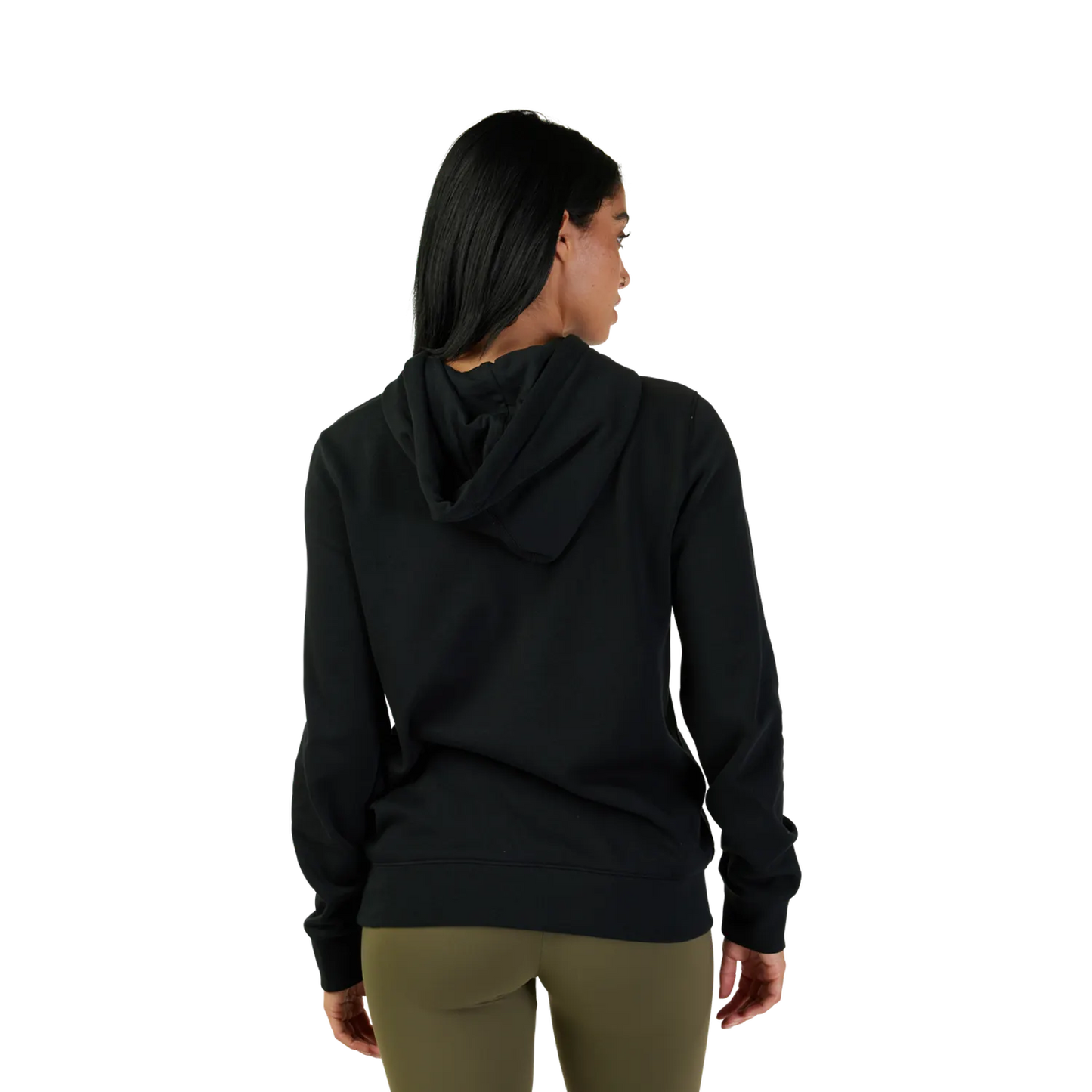 Casaco com capuz FOX HEAD preto/rosa para mulher