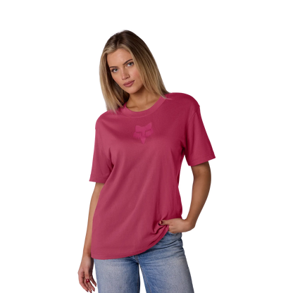 T-Shirt FOX HEAD Mangas Curtas Mulher Rosa Berry