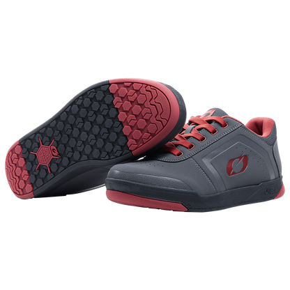 Sapatilhas MTB O'NEAL PINNED FLAT Cinzento/Vermelho