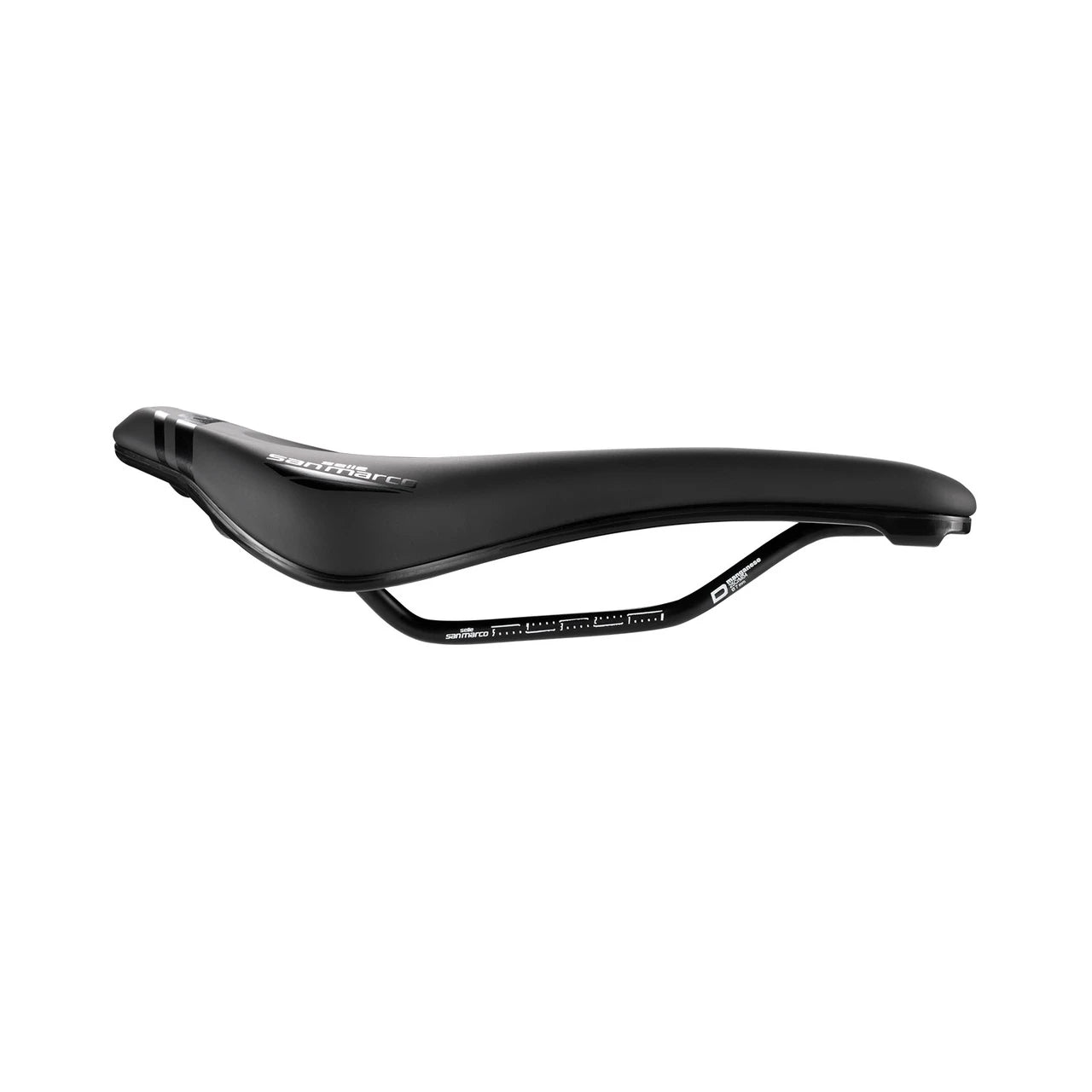 Selle SAN MARCO GROUND SHIELD DYNAMIC S3 140mm Rails Manganèse