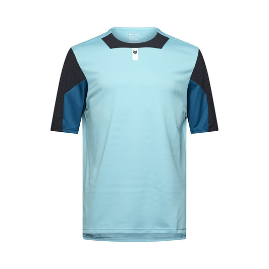 Camisola de manga curta FOX DEFEND Azul 2025