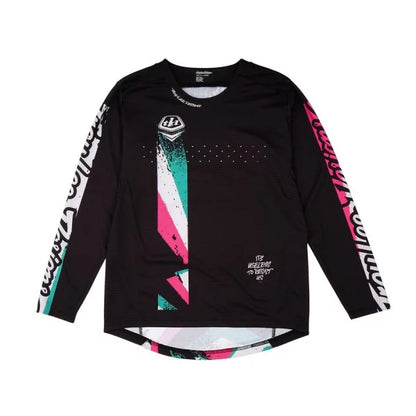 Maillot TROY LEE DESIGNS SPRINT FULL PULL Junior Mangas Compridas Preto