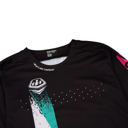 Maillot TROY LEE DESIGNS SPRINT FULL PULL Junior Mangas Compridas Preto