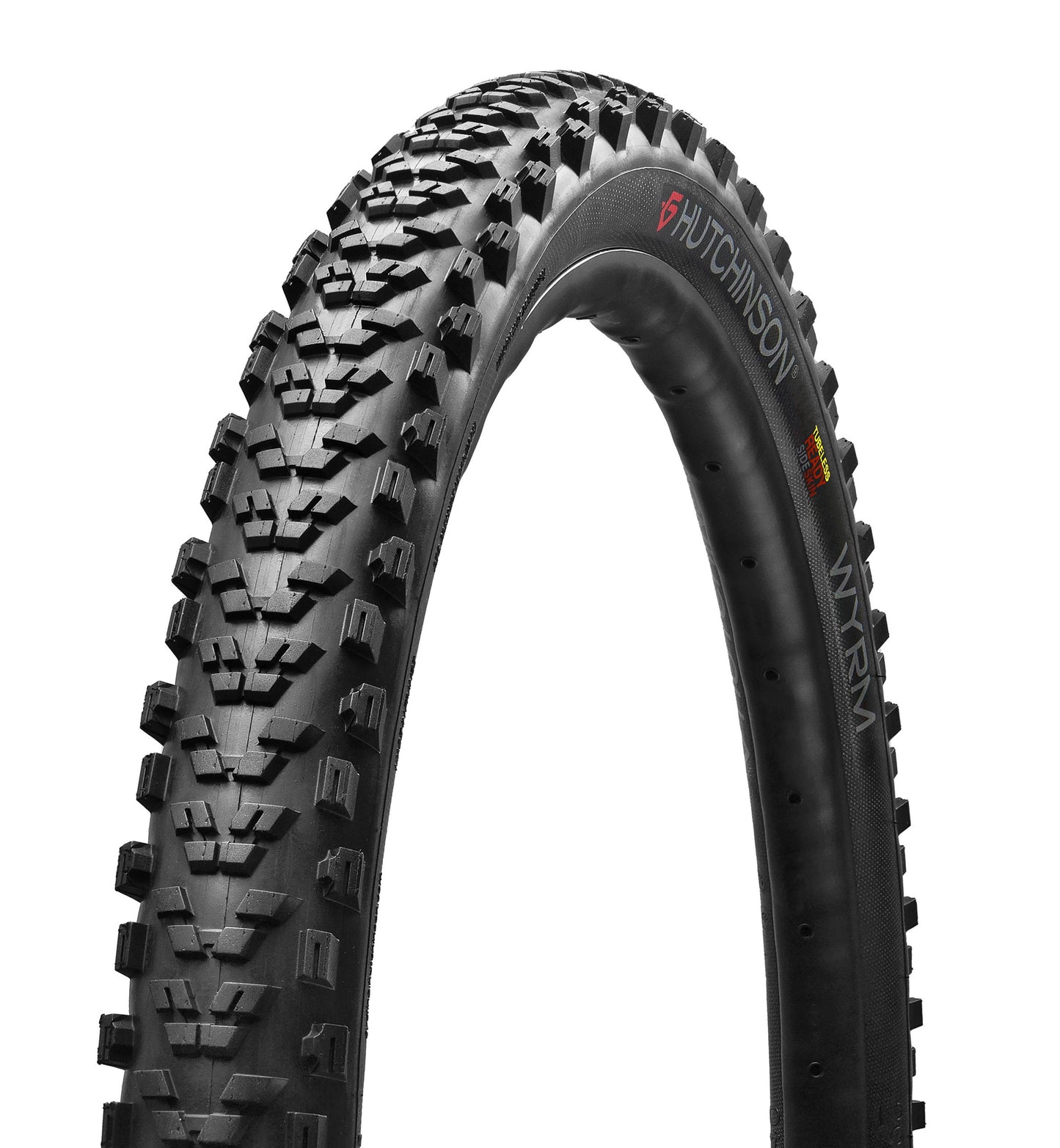 Pneu HUTCHINSON WYRM 29x2.40 Sideskin Bi-Compound Tubeless Ready Preto