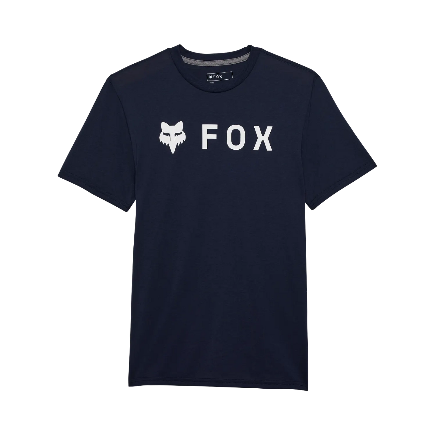 T-shirt técnica FOX ABSOLUTE TRUDRI manga curta azul meia-noite