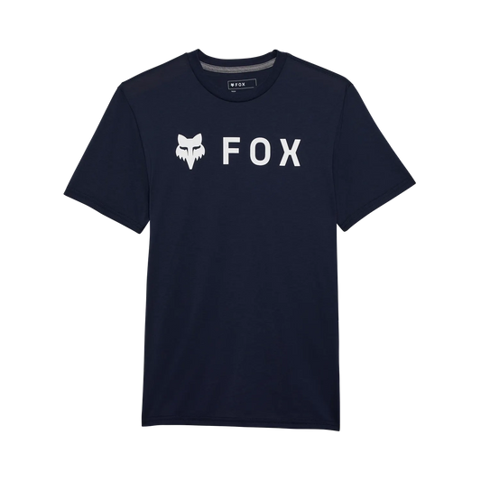 T-shirt técnica FOX ABSOLUTE TRUDRI manga curta azul meia-noite