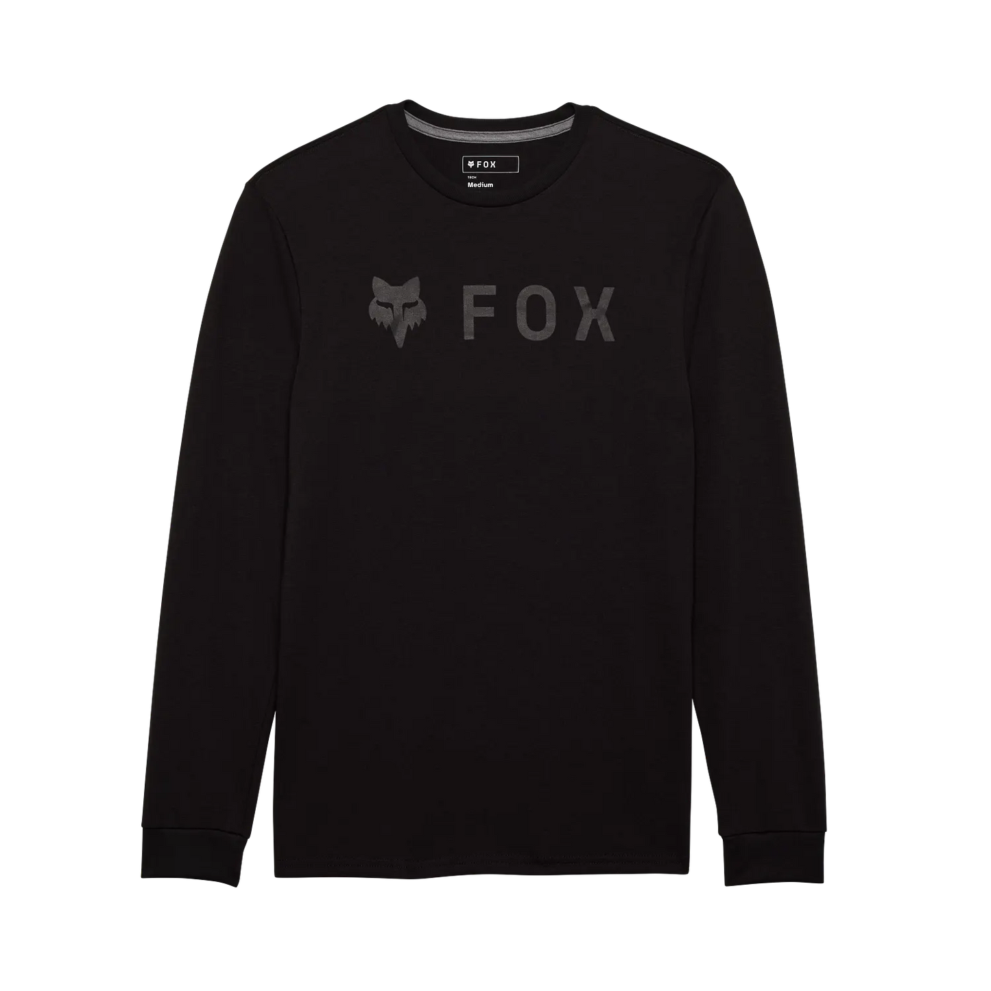 T-Shirt técnica de manga comprida FOX ABSOLUTE TRUDRI Preto