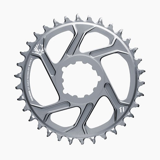 SRAM X-SYNC 2 EAGLE 12V Montagem Direta Offset 6mm Mono Chainring Cinzento