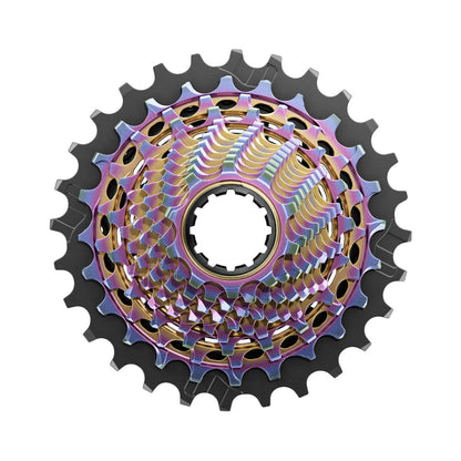 Cassete de 12 velocidades SRAM RED XG-1290 E1 Rainbow – fotografia principal sobre fundo branco