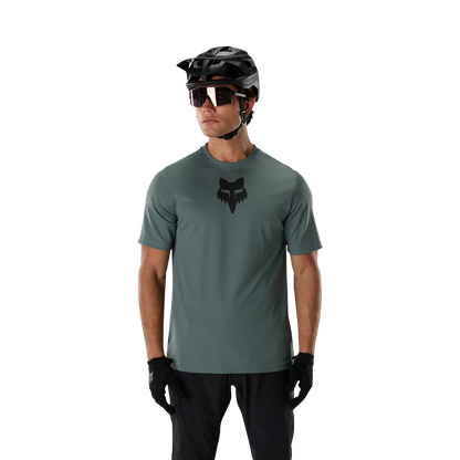 Camisola FOX RANGER FOX HEAD de Manga Curta Verde Sálvia