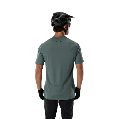 Camisola FOX RANGER FOX HEAD de Manga Curta Verde Sálvia