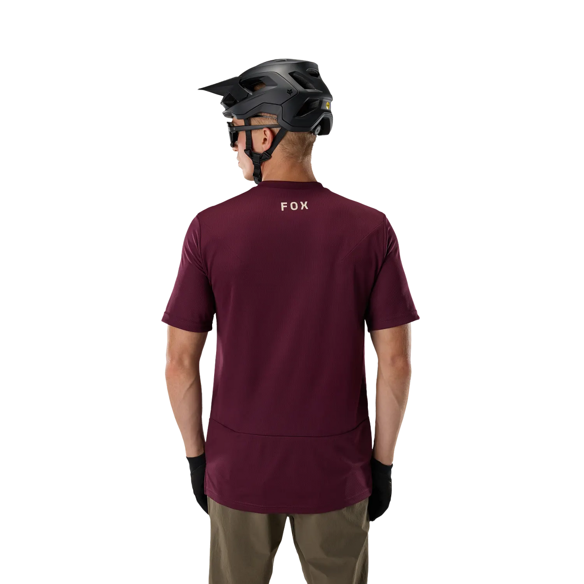 Camisola FOX RANGER FOX HEAD de Manga Curta Bordô