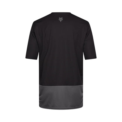 Maillot FOX RANGER WORDMARK Mangas Curtas Preto