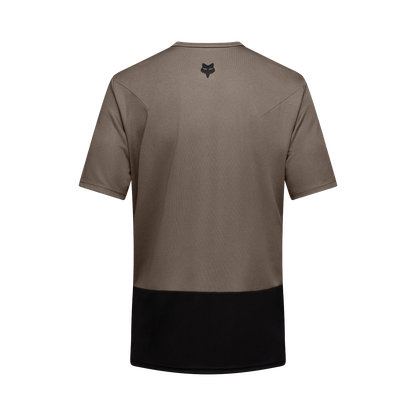 Maillot FOX RANGER WORDMARK Mangas Curtas Castanho Nutmeg