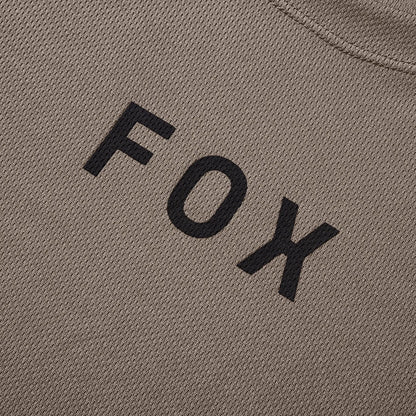 Maillot FOX RANGER WORDMARK Mangas Curtas Castanho Nutmeg