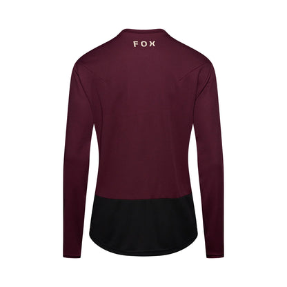 Camisola FOX RANGER FOX HEAD Mangas Compridas Bordeaux 2026
