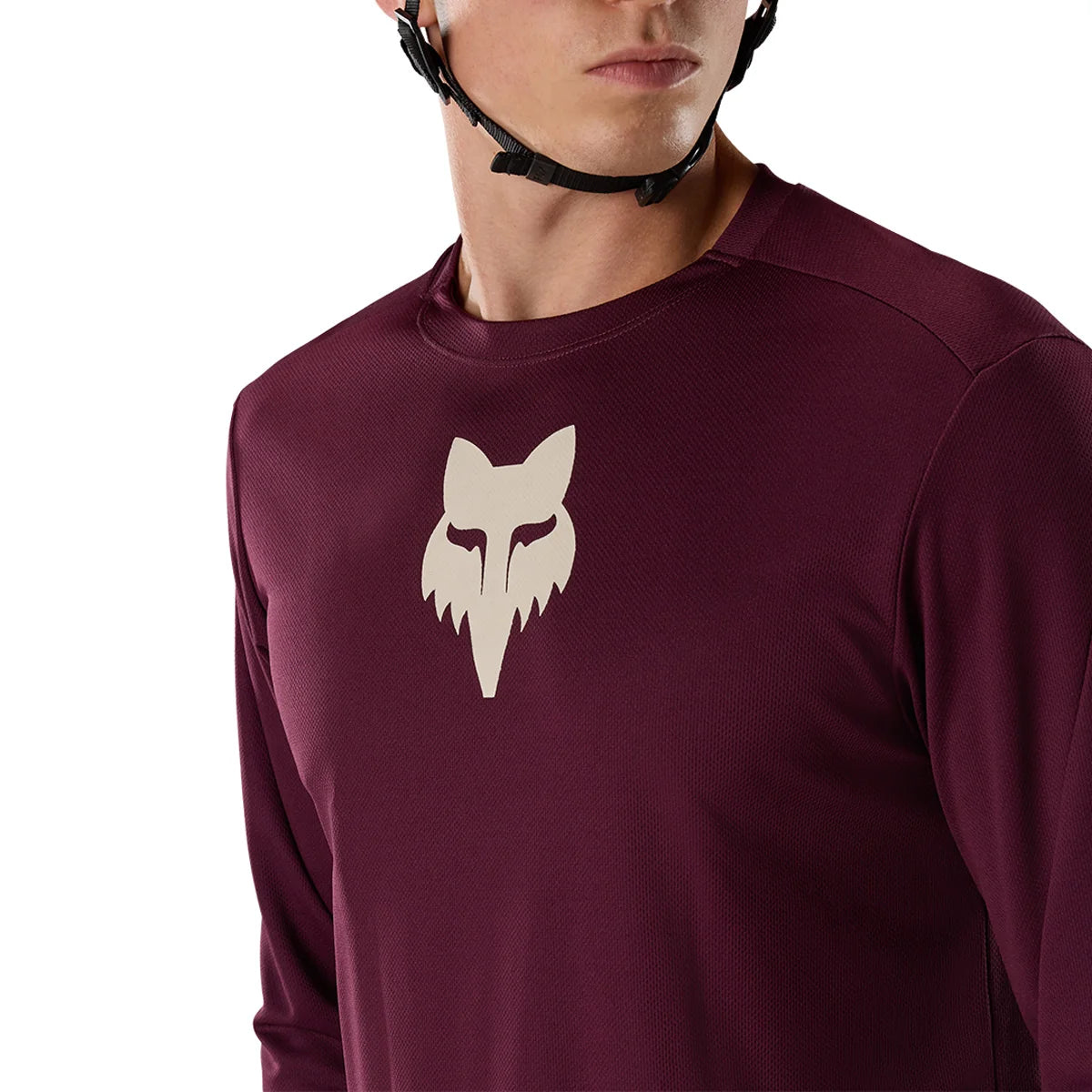 Camisola FOX RANGER FOX HEAD Mangas Compridas Bordeaux 2026