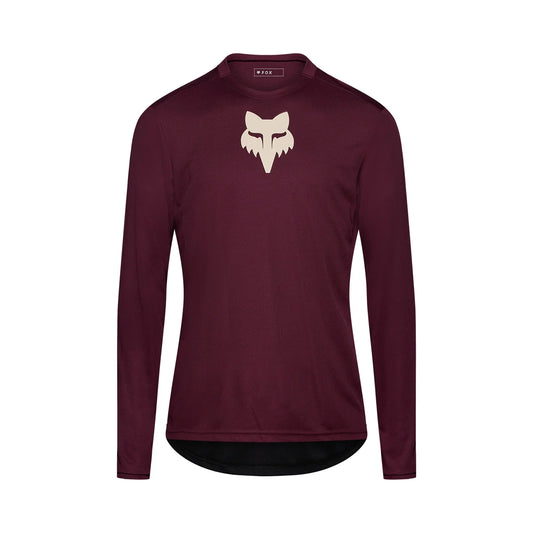 Camisola FOX RANGER FOX HEAD Mangas Compridas Bordeaux 2026