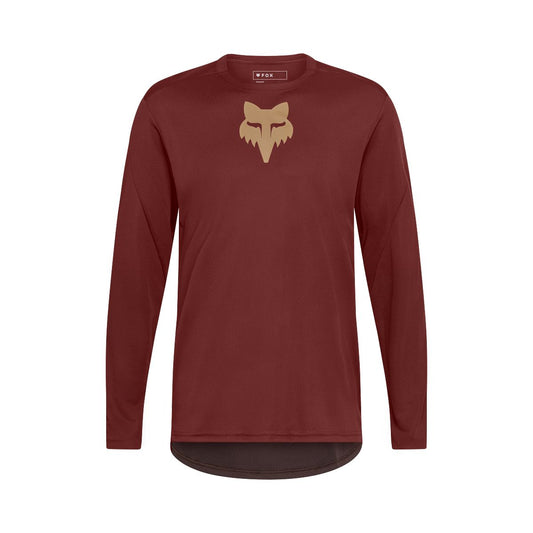 Camisola de manga comprida FOX RANGER FOX HEAD Bordeaux