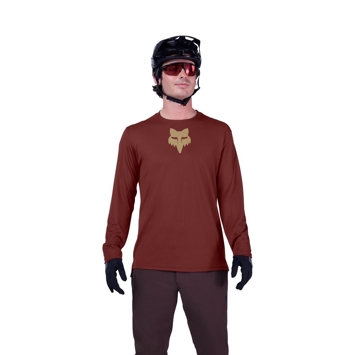Camisola de manga comprida FOX RANGER FOX HEAD Bordeaux