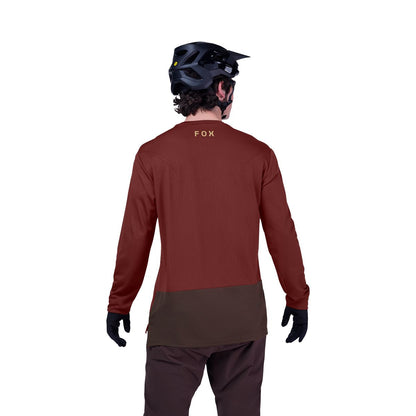 Maillot FOX RANGER FOX HEAD Mangas Compridas Bordeaux