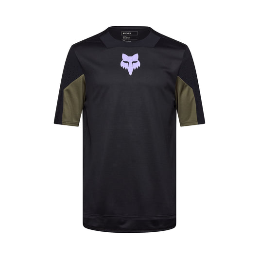Camisola de manga curta FOX DEFEND PARK Preto 2025