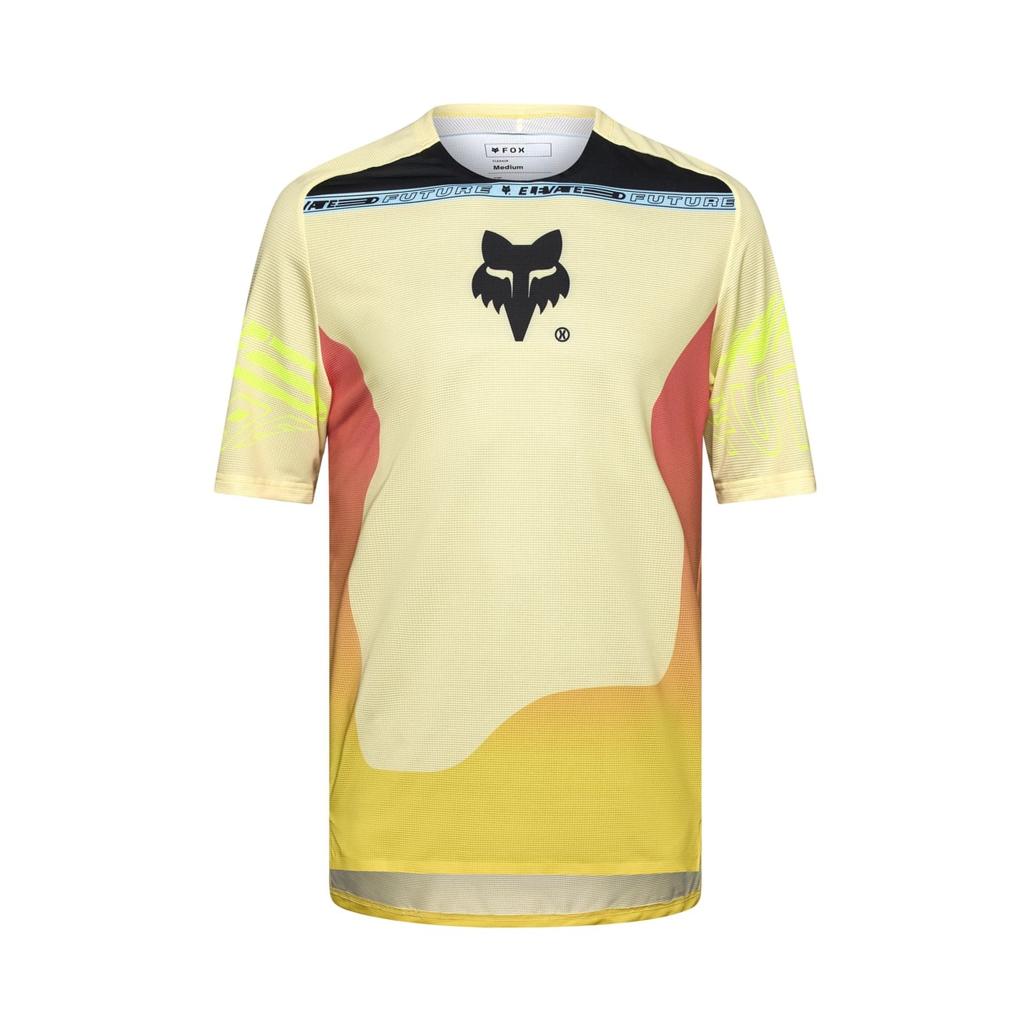 Camisola de manga curta FOX FLEXAIR ELEVATED Amarelo/Laranja 2025