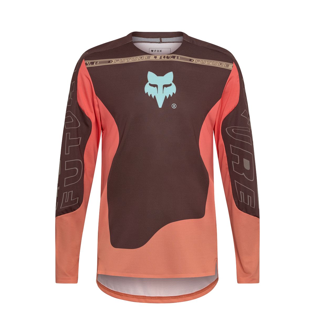 Camisola de manga comprida FOX FLEXAIR ELEVATED Castanho/Laranja