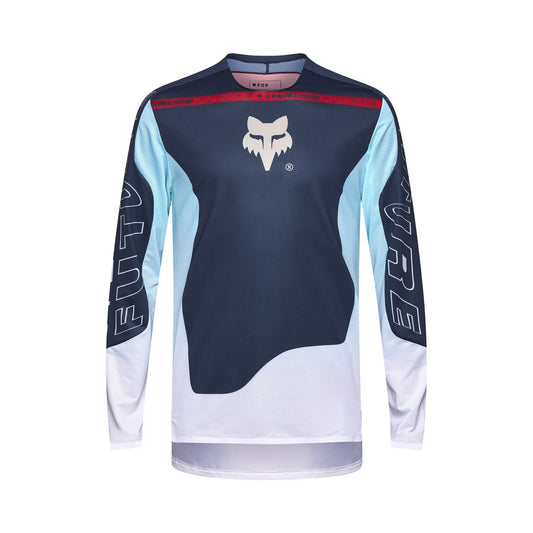 Camisola de manga comprida FOX FLEXAIR ELEVATED Preto/Azul 2025