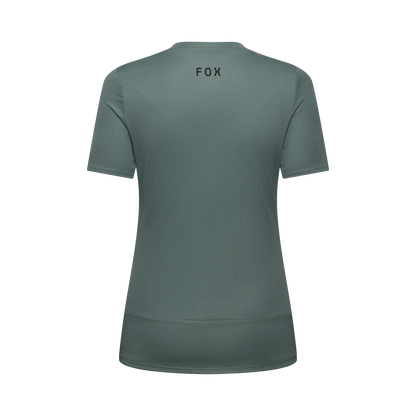 Camisola FOX RANGER HEAD Mulher Manga Curta Verde Salva